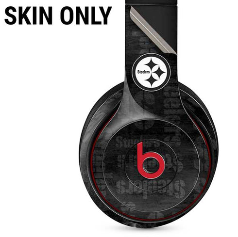 NFL Pittsburgh Steelers Black & White Beats Solo 3 Wireless Skin